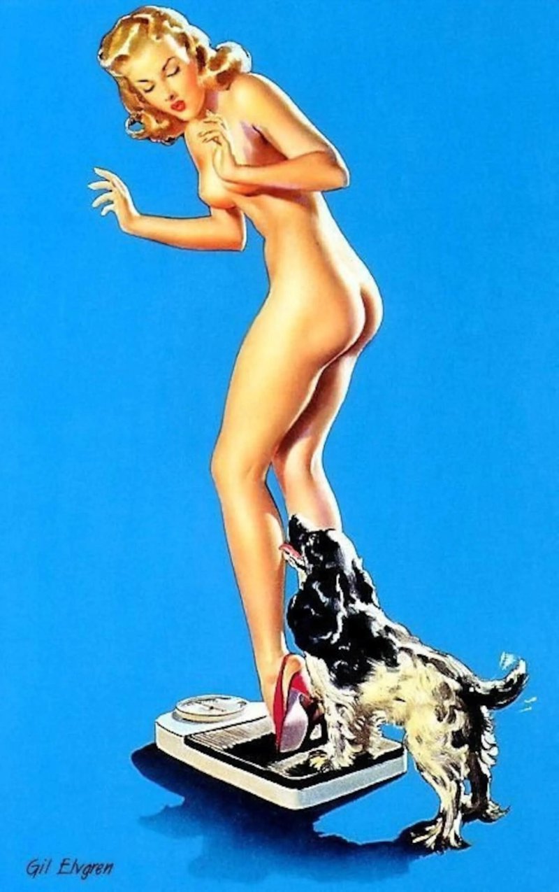 Pin up художник джил элвгрен