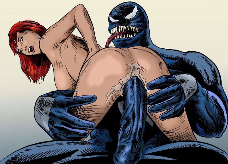 She venom и человек паук