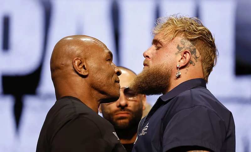 Фото: Jake paul vs mike tyson