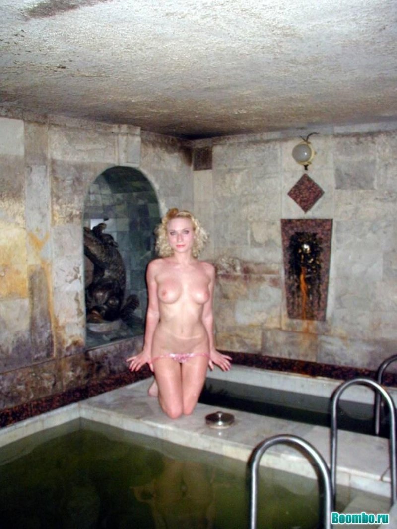 В сауне