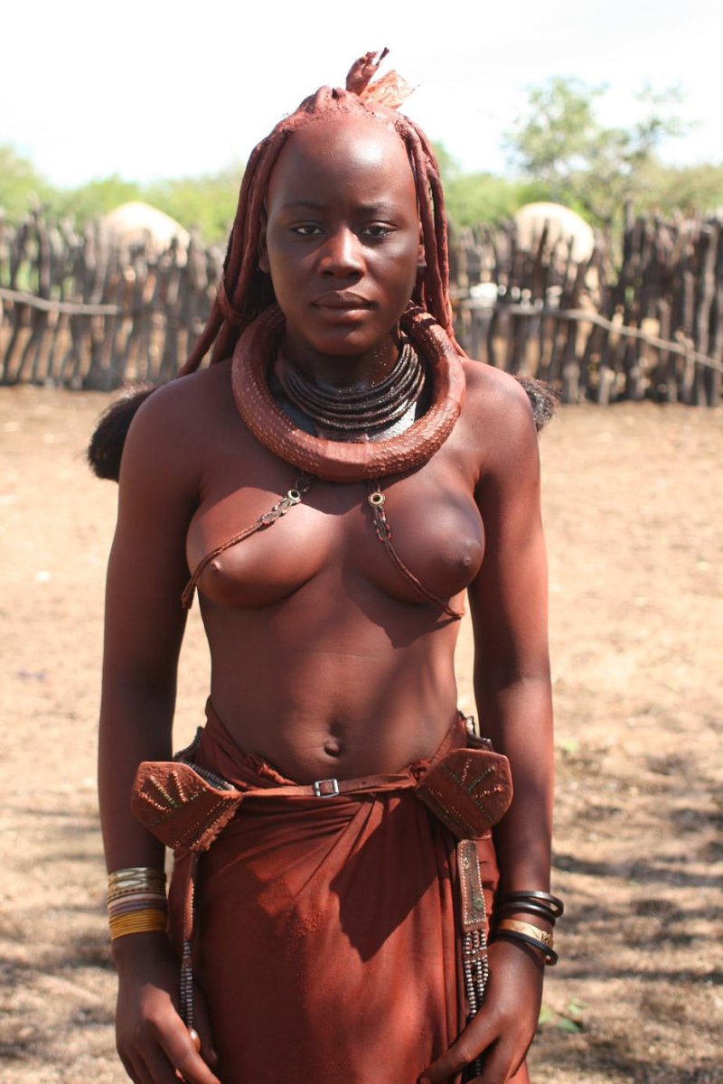 Племя химба в намибии женщины