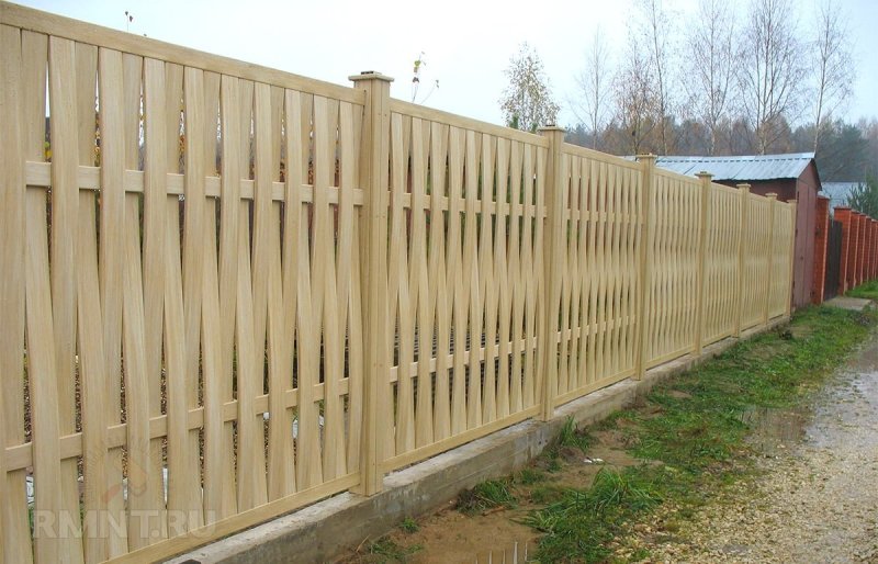 Деревянные забор