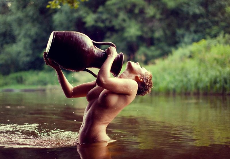 Эротическая фотосессия в воде