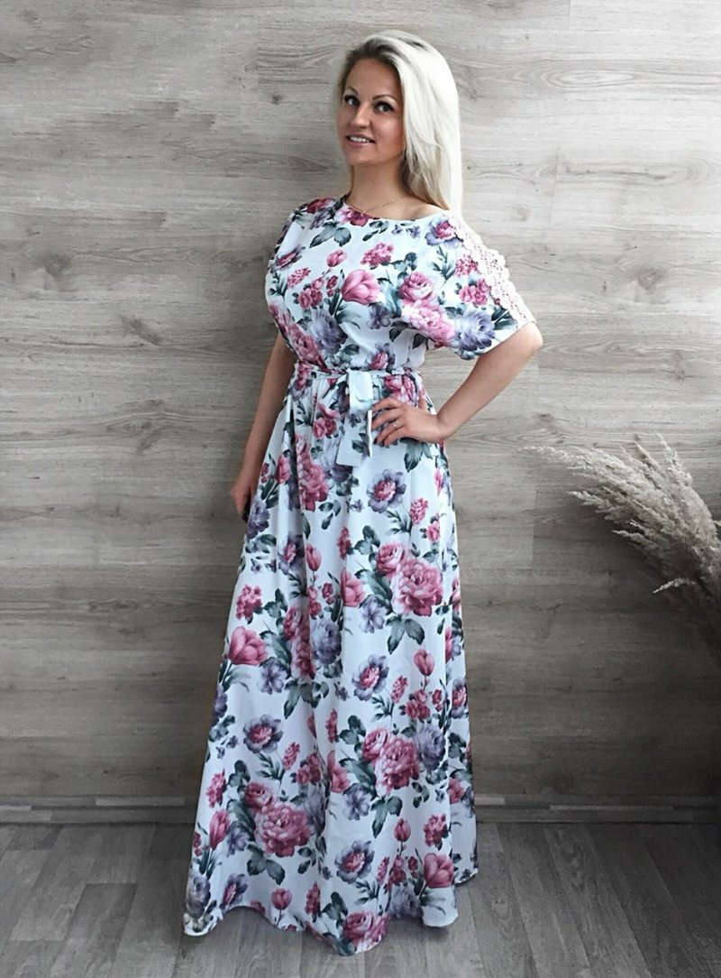 Длинные летние платья садовод