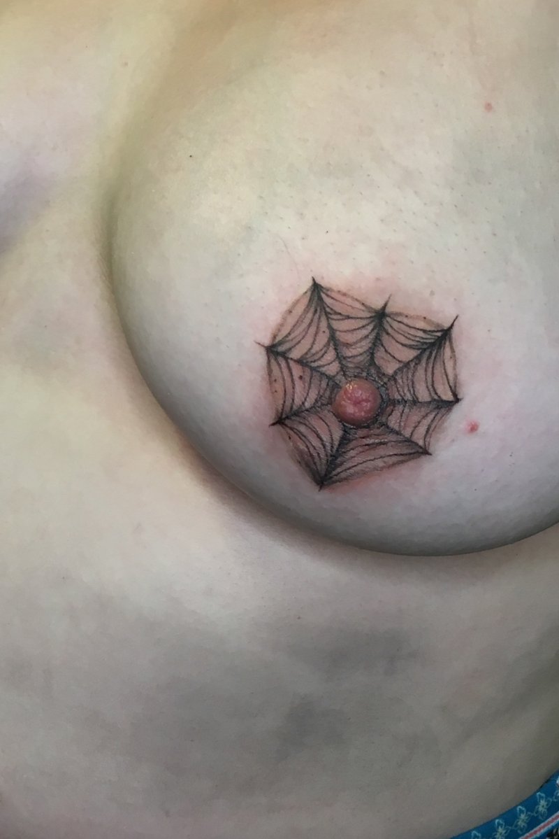 Паутина тату