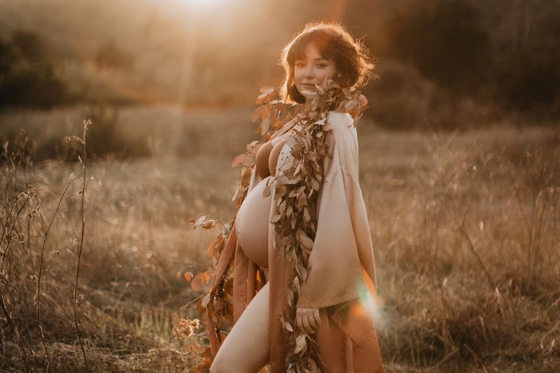 Фотосессии беременных на природе