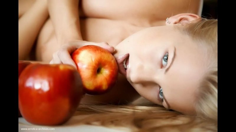 Фотосессия с яблоками