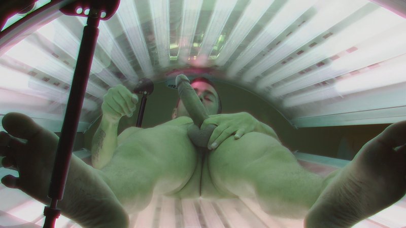 Скрытая мастурбация в солярии