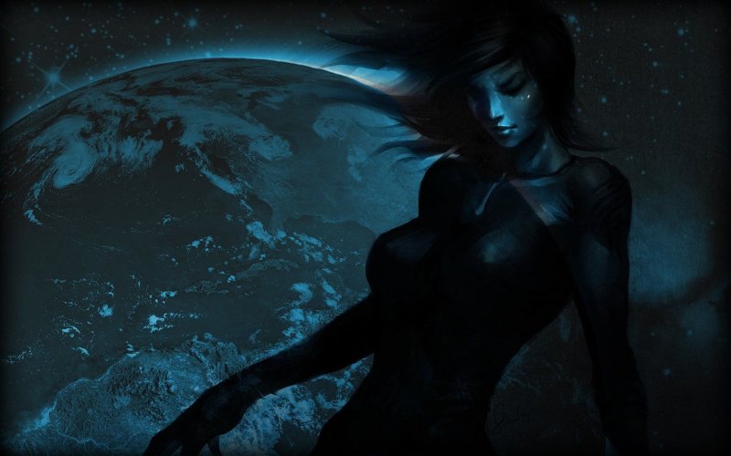 Космическая девушка