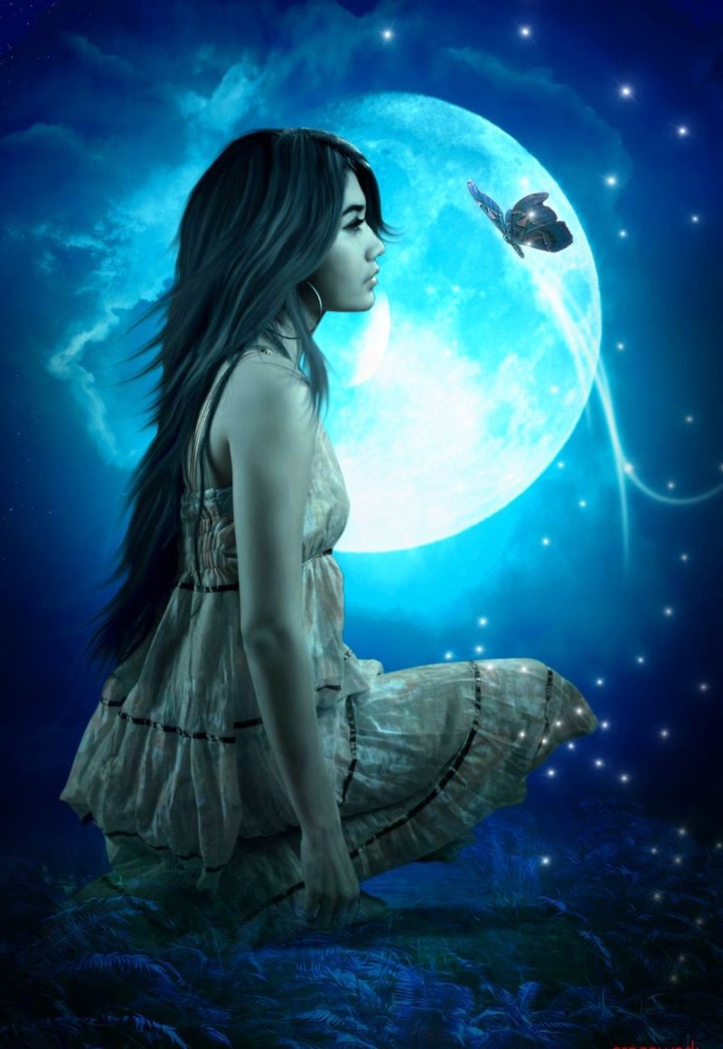 Луна девушка